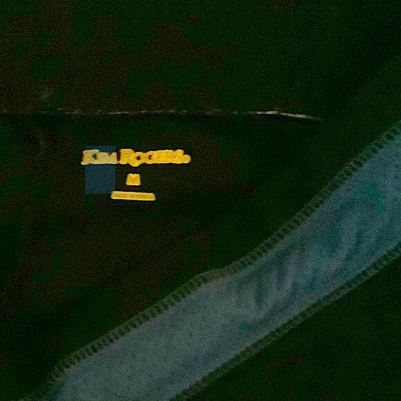 Kim Rogers:  Black and royal blue 2-piece sweat suit, Size M, New without tags - Picture 9 of 10